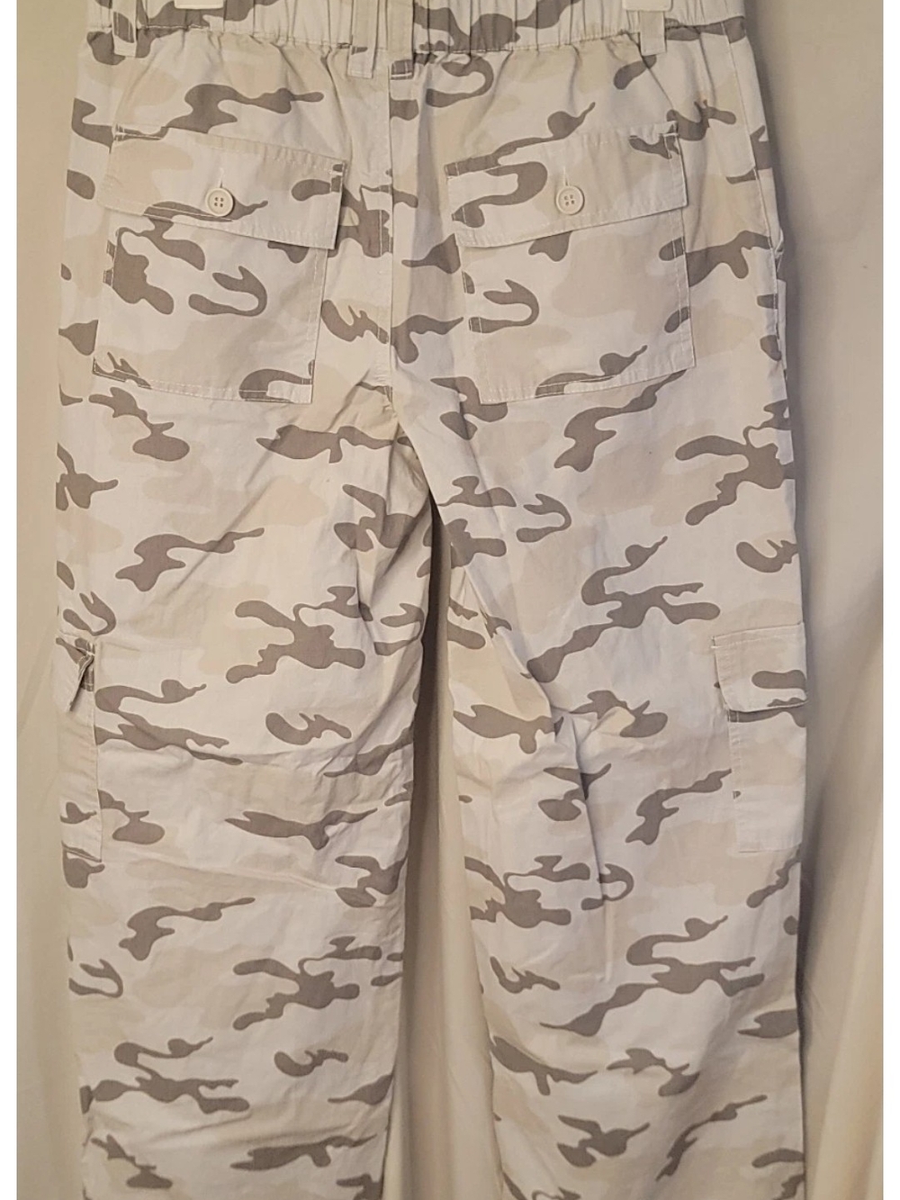 RSQ XL Desert Camo Cargo Pants Cotton Utility Y2K Baggy Streetwear Flawed
